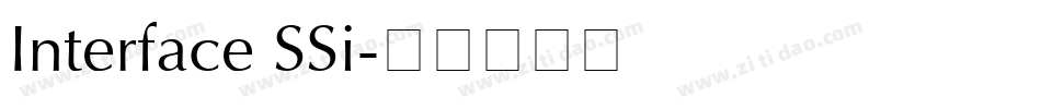 Interface SSi字体转换